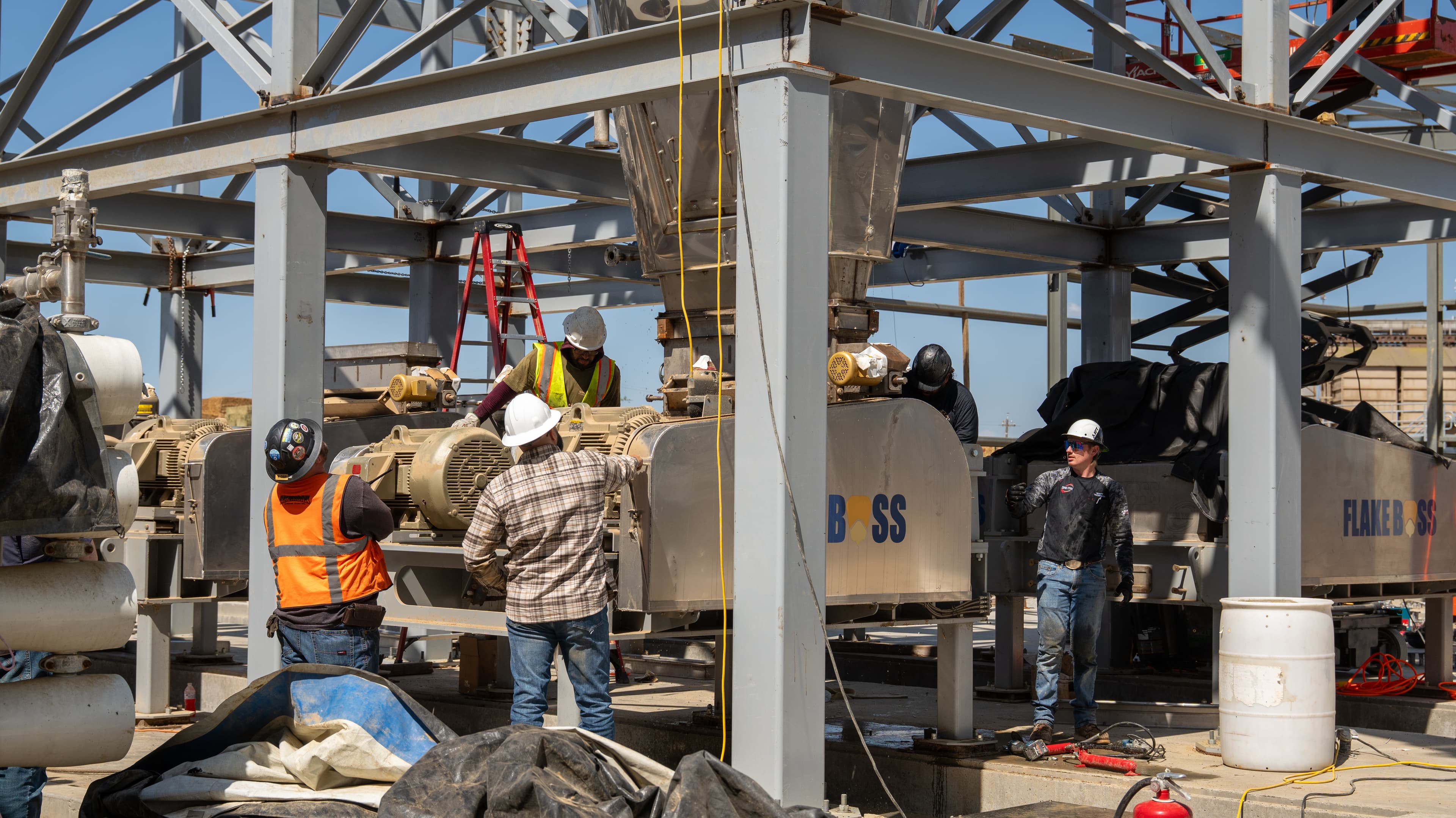 California Feed Yard Flaker and Steam Chest Installation — image 13 of 23