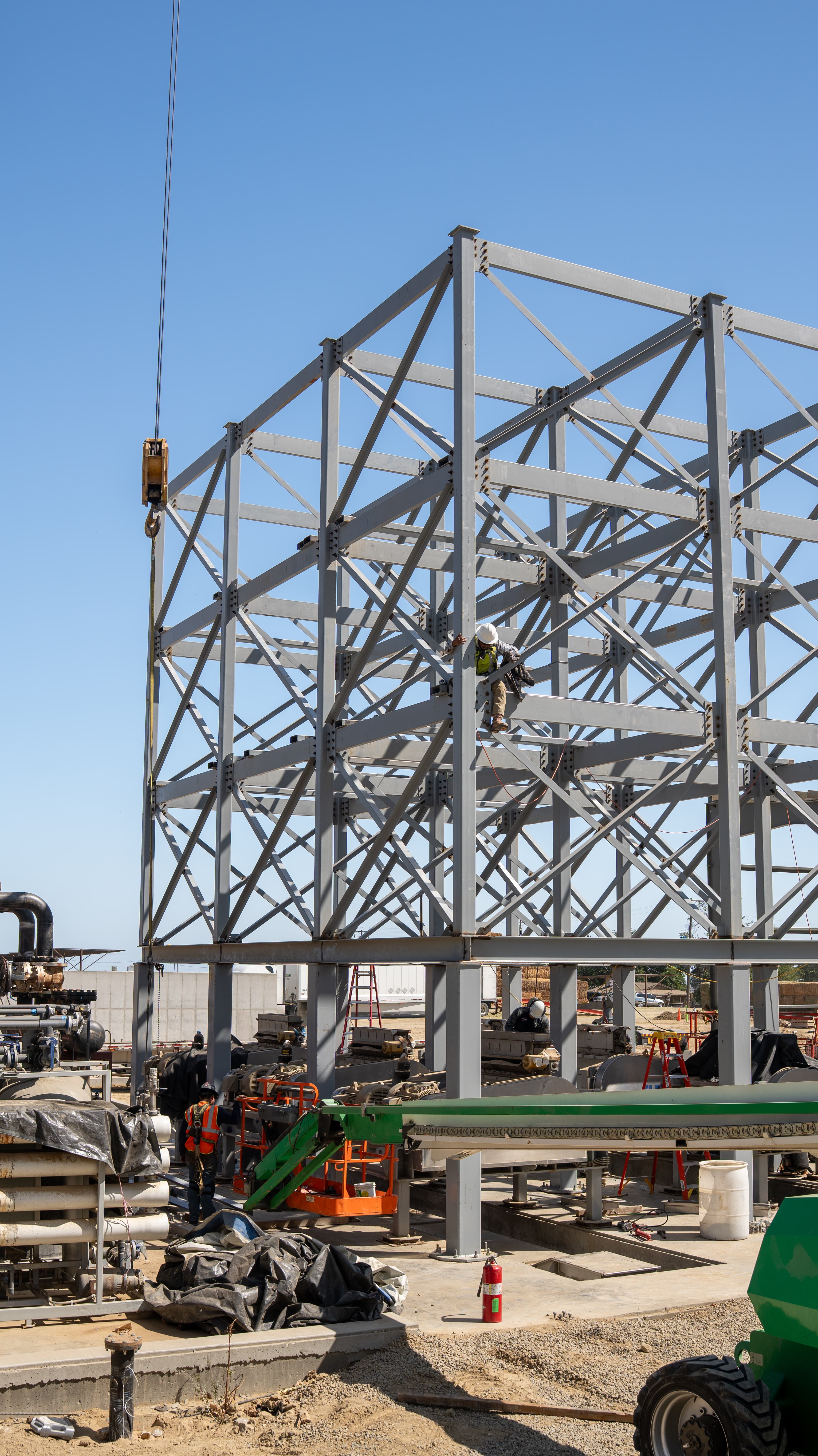 California Feed Yard Flaker and Steam Chest Installation — image 8 of 23