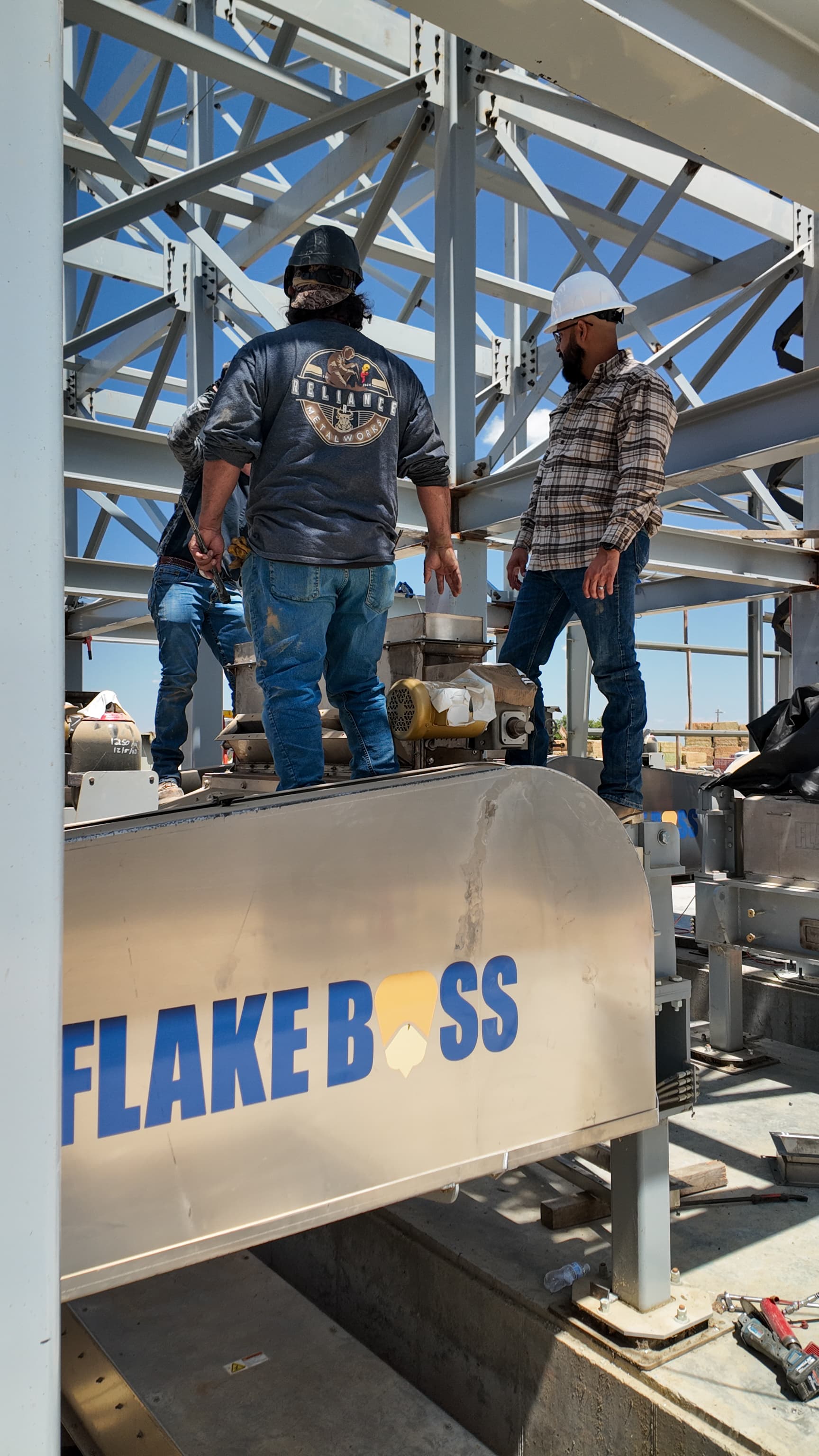California Feed Yard Flaker and Steam Chest Installation